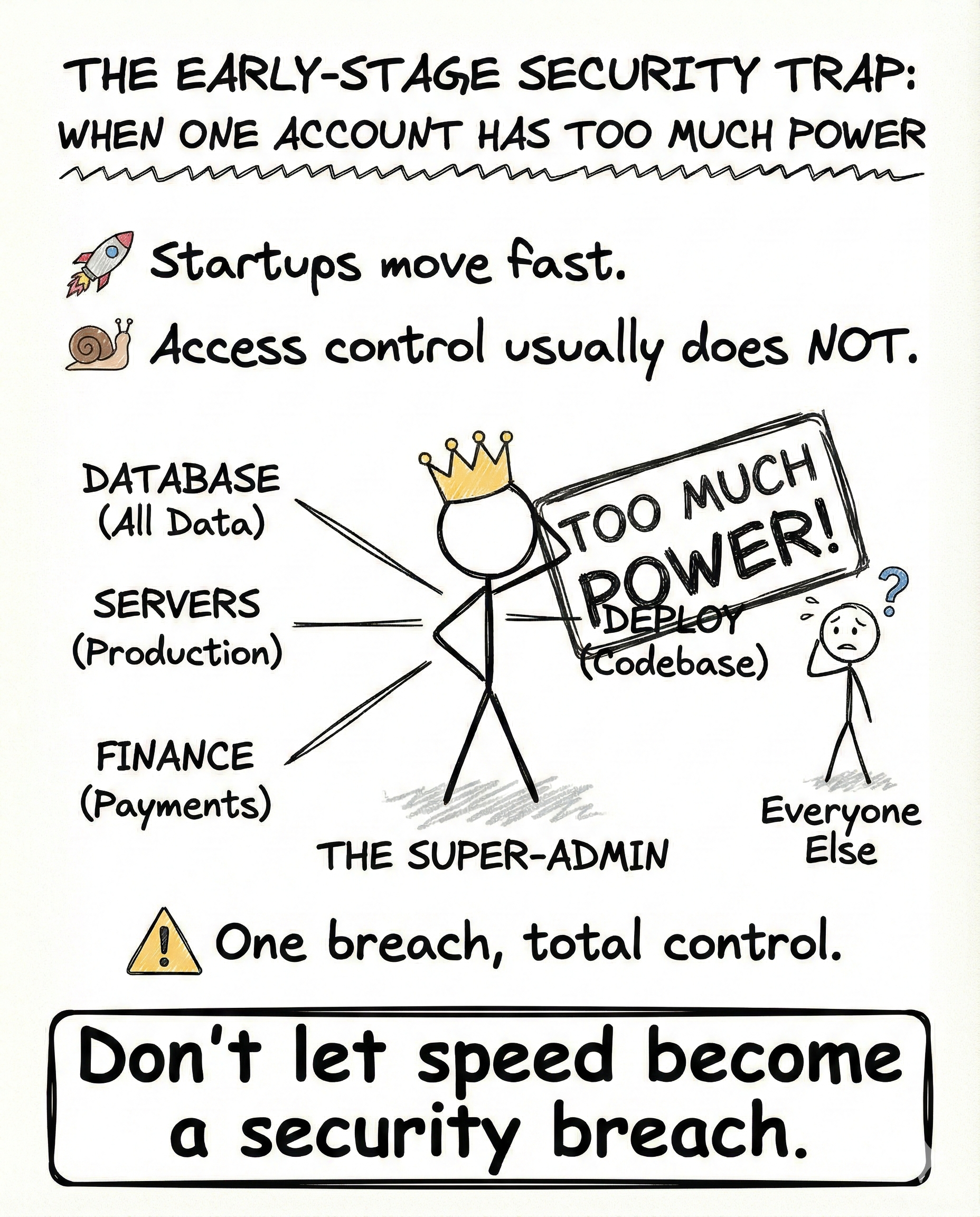 Early-Stage Security Trap: Overpowered Access