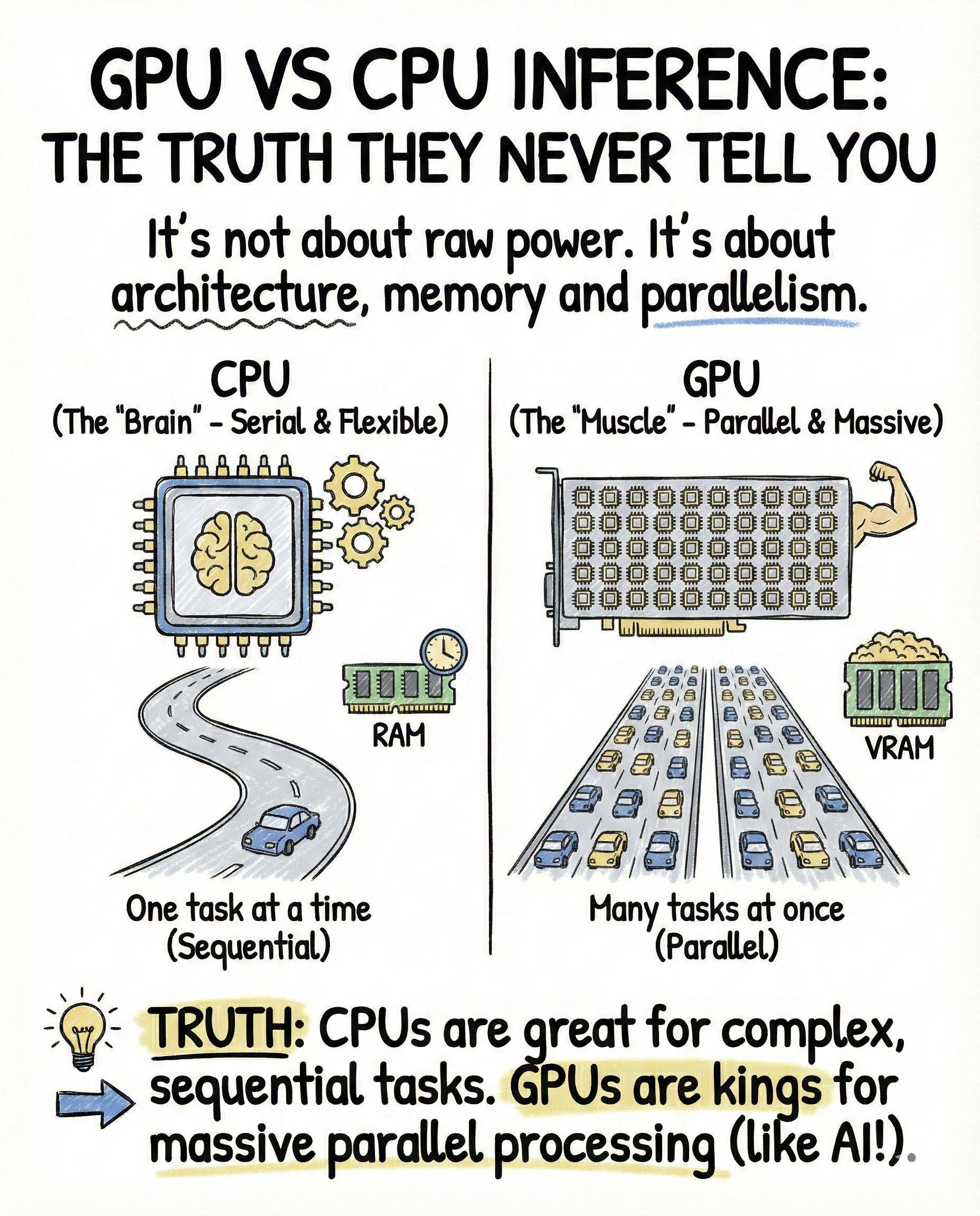 GPU vs CPU Inference: Real Truths