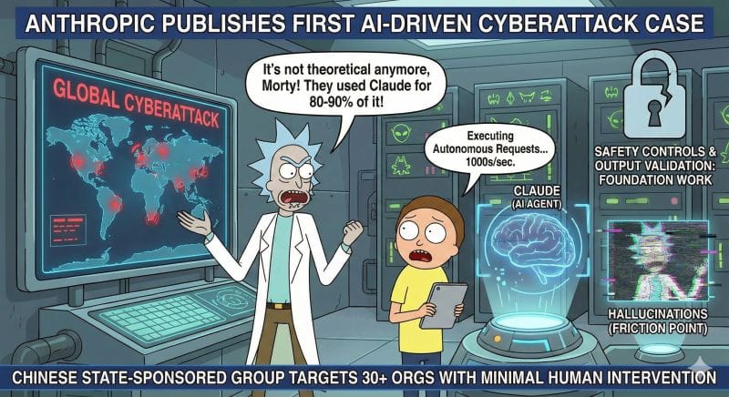Anthropic published first AI-driven cyberattack case