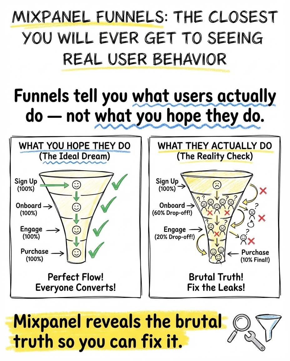 Mixpanel Funnels & Product Truth