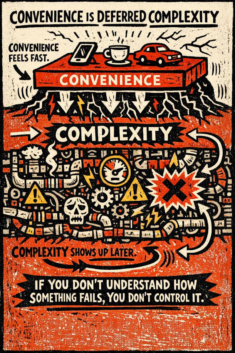 Convenience Is Deferred Complexity