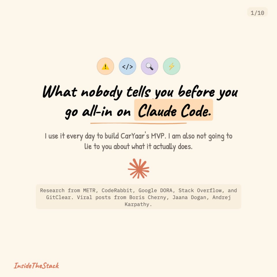 InsideTheStack: What Nobody Tells You Before You Go All-In on Claude Code